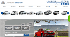 Desktop Screenshot of chevroletofbellevue.com